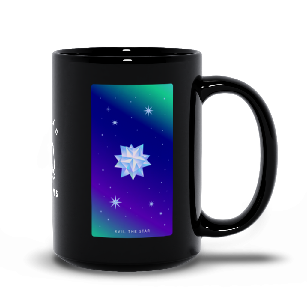 The Star Black Mug