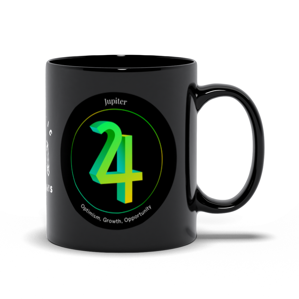 Jupiter Black Mug