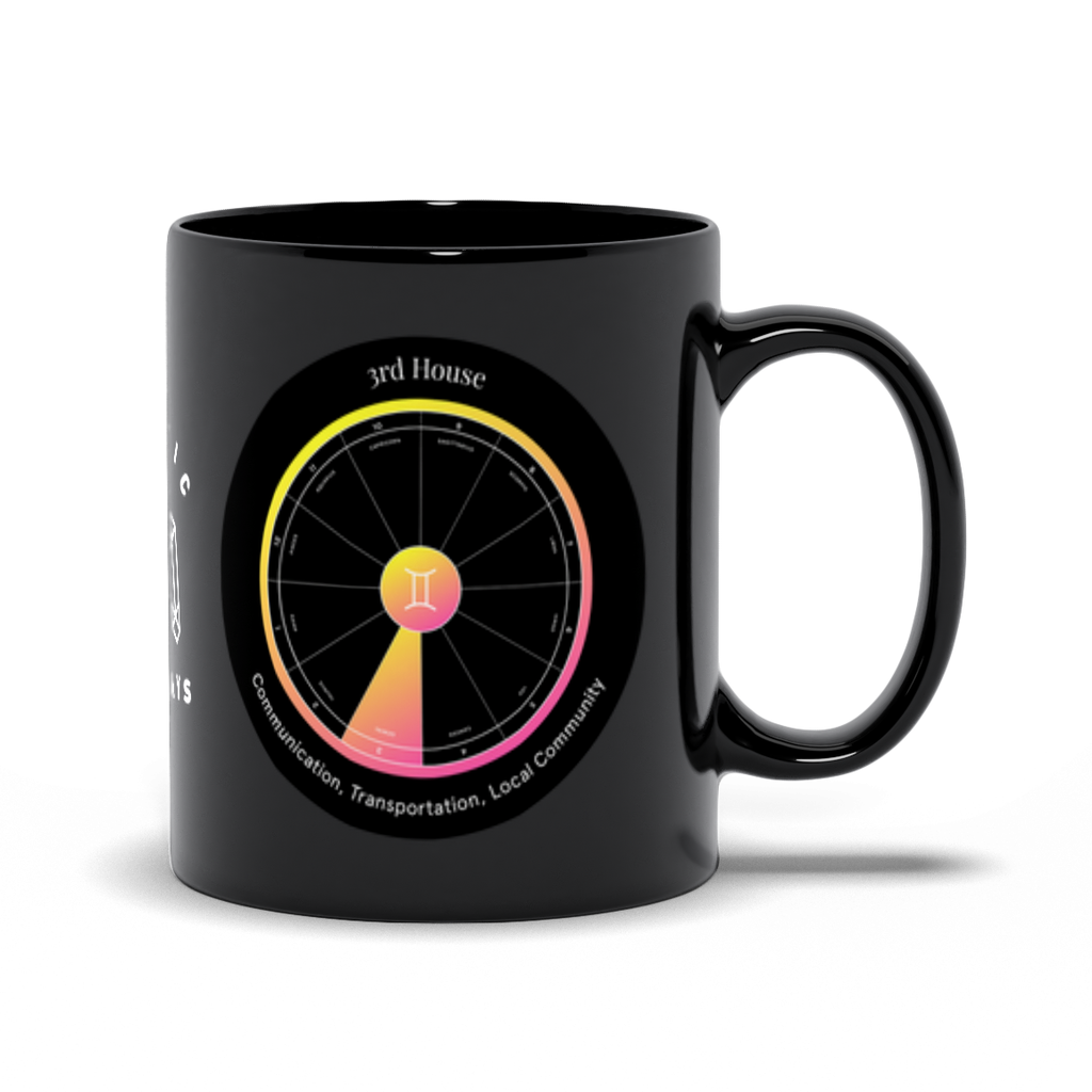 3rd House Black Mug