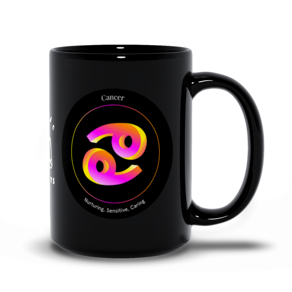 Cancer Black Mug