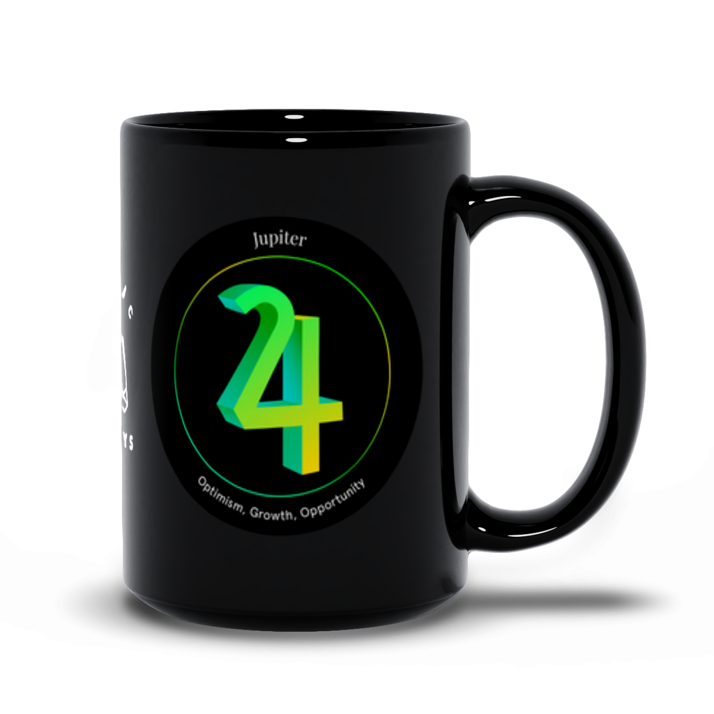 Jupiter Black Mug