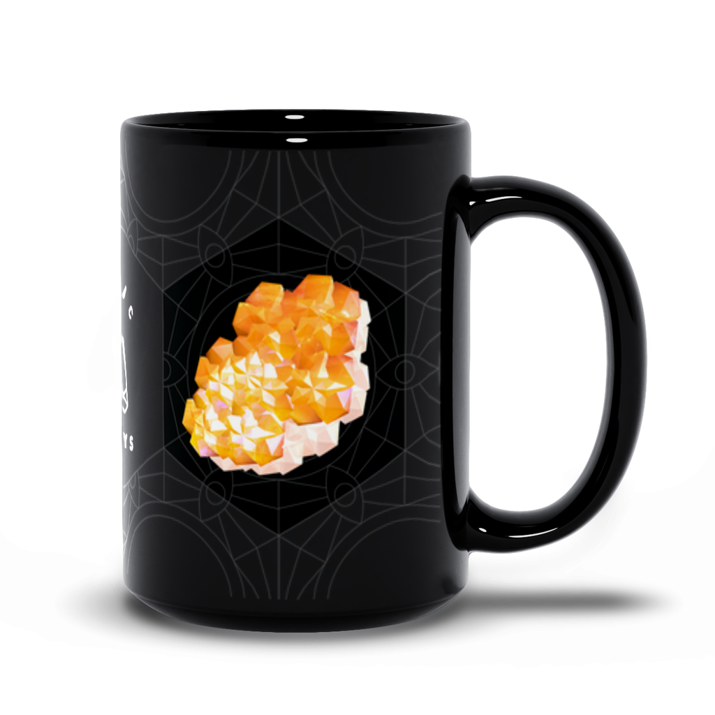 Citrine Black Mug
