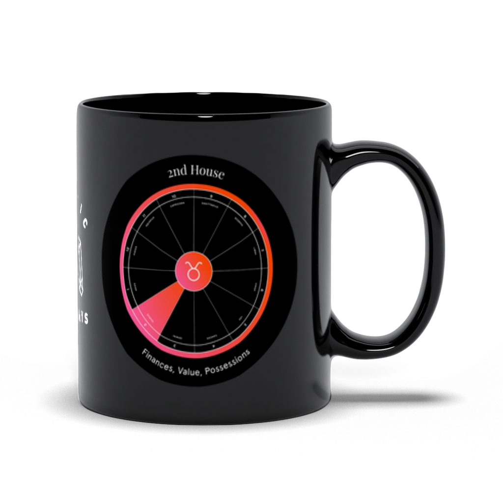 2nd House Black Mug