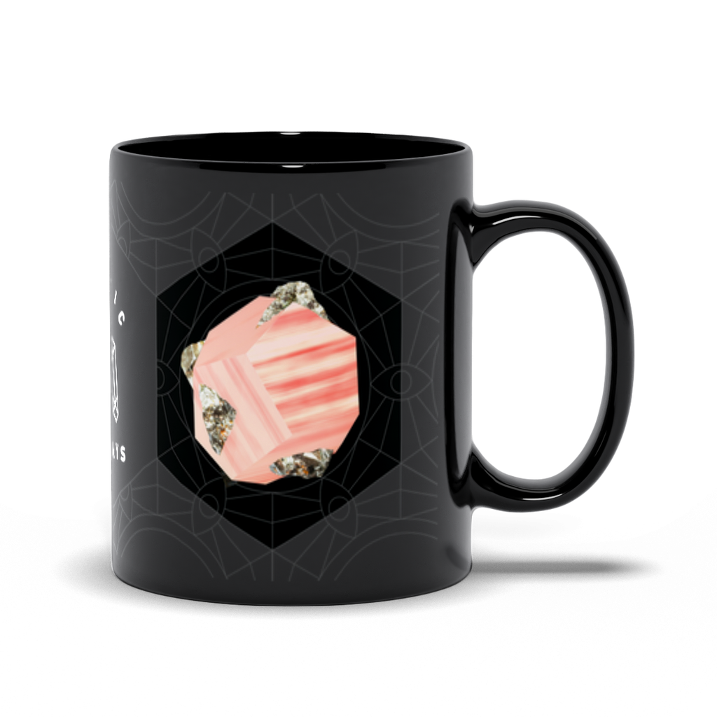 Morganite Black Mug