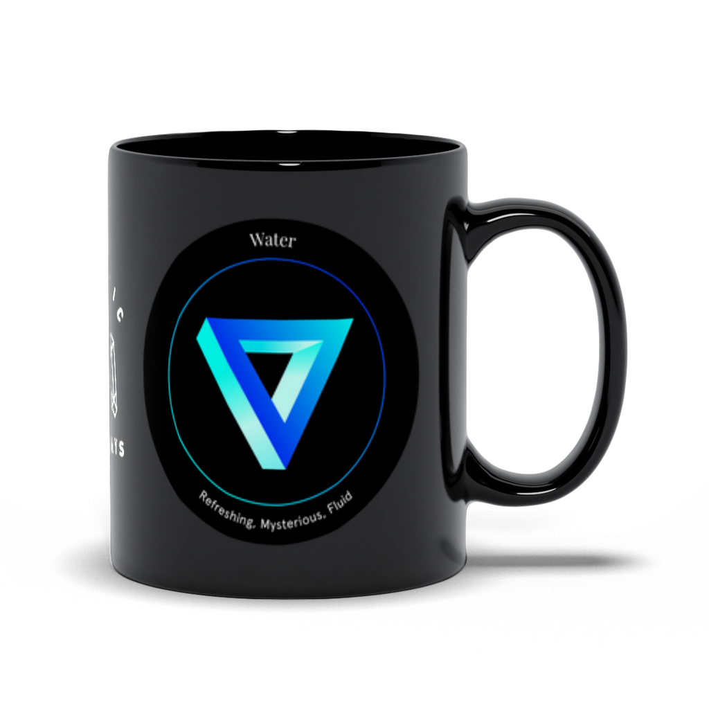 Water Black Mug