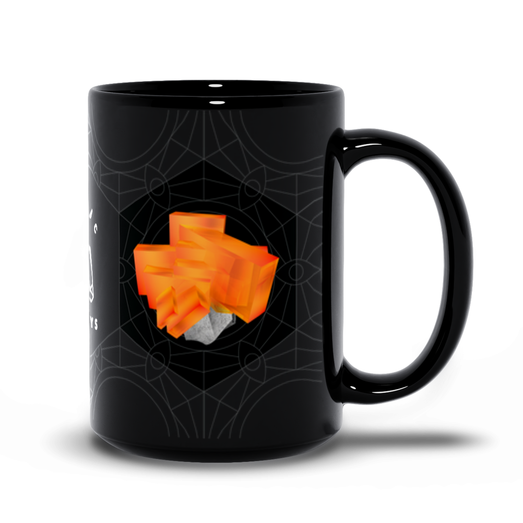 Wulfenite Black Mug
