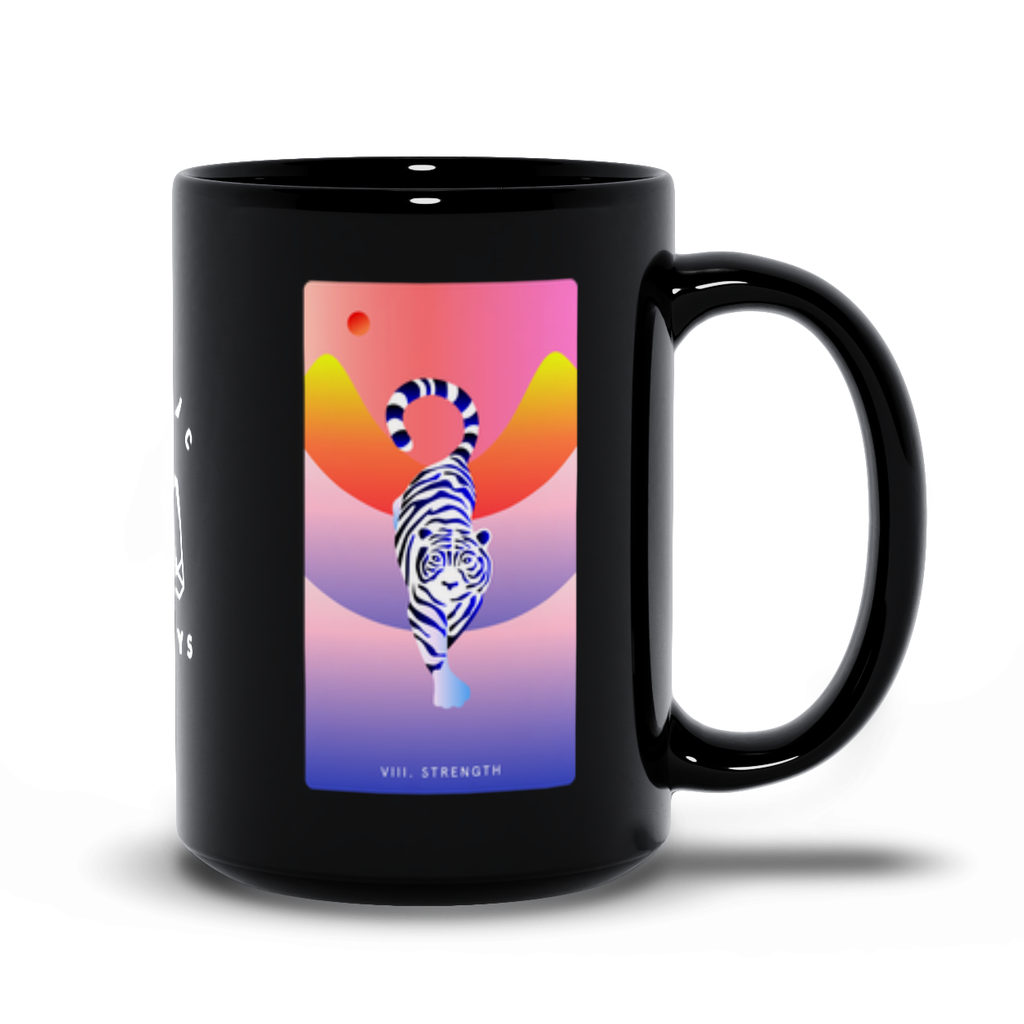 Strength Black Mug