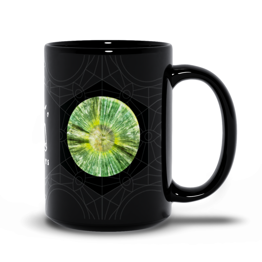 Wavellite Black Mug