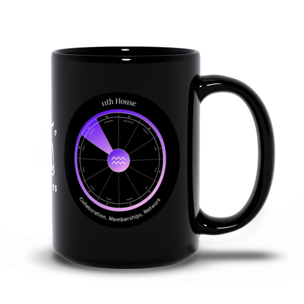 11th House Black Mug