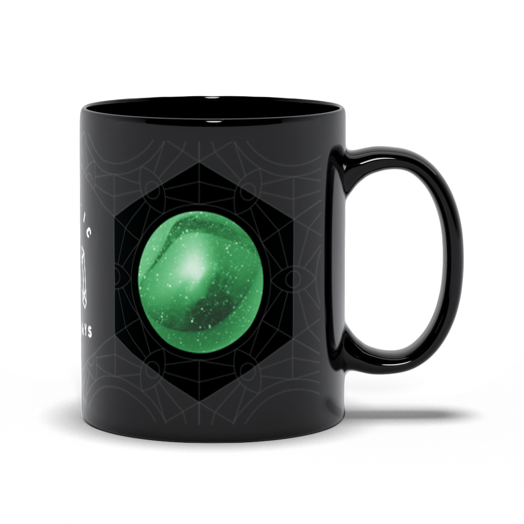 Green Aventurine Black Mug