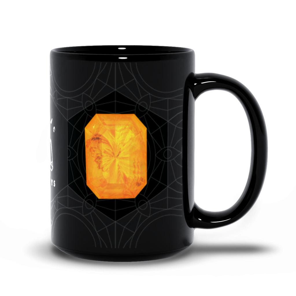 Amber Black Mug