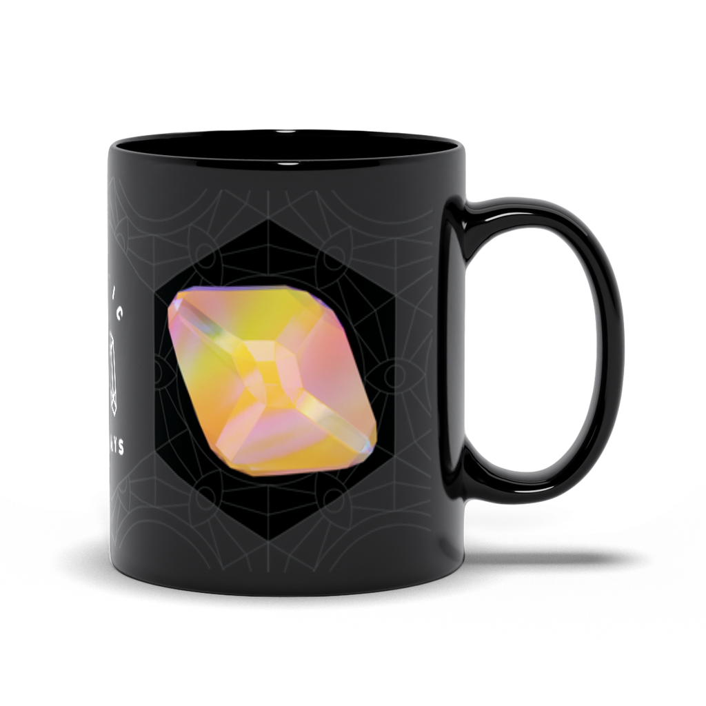 Rainbow Mayanite Black Mug