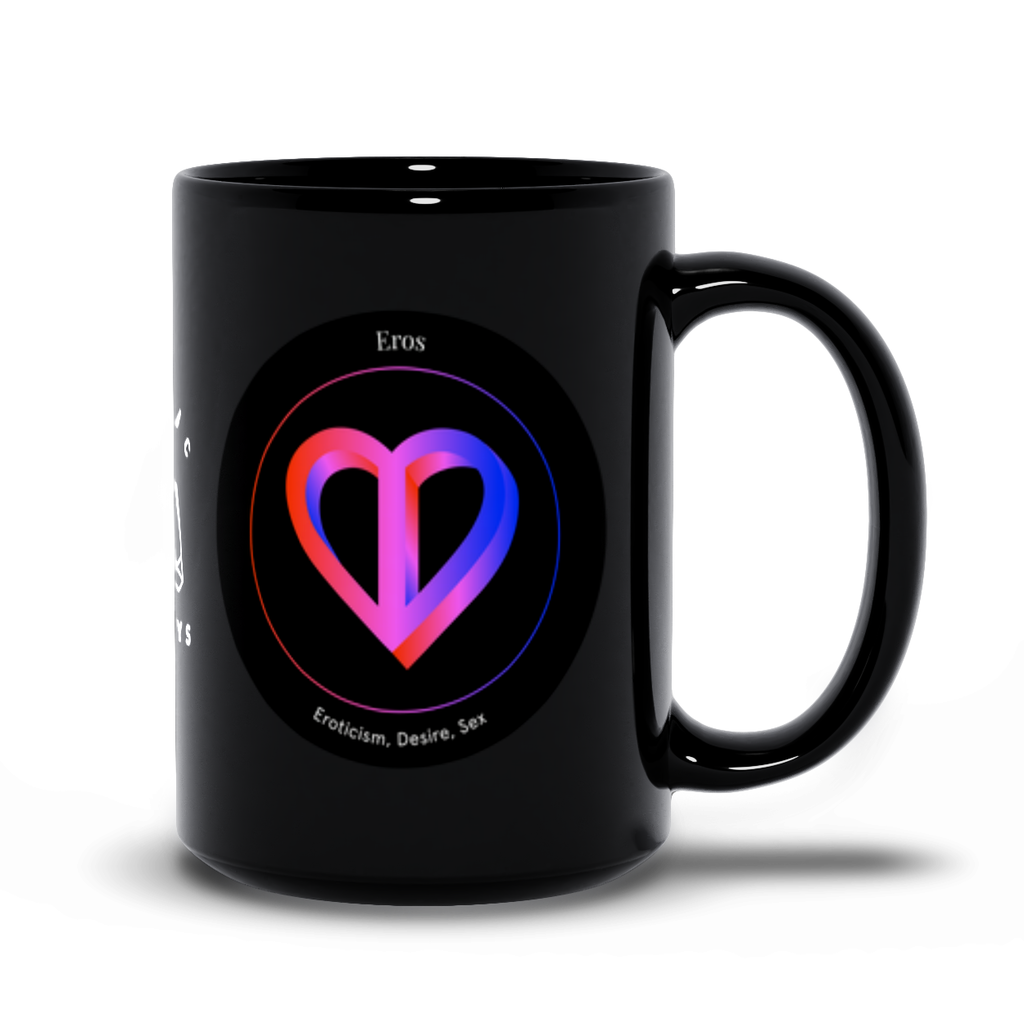 Eros Black Mug