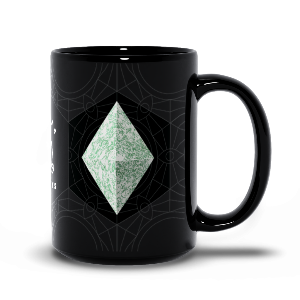 Tree Agate Black Mug
