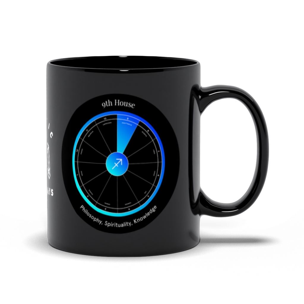 9th House Black Mug