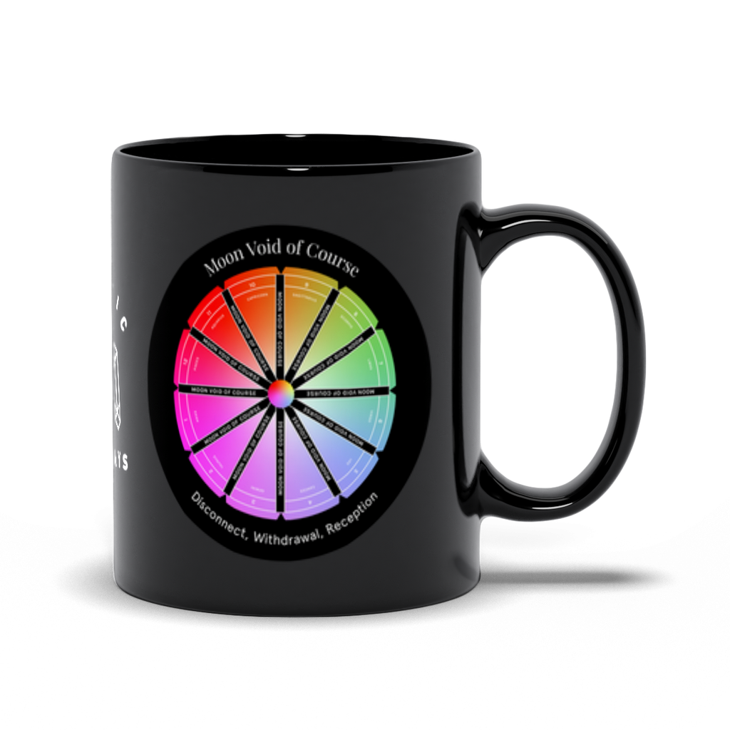 Moon Void of Course Black Mug