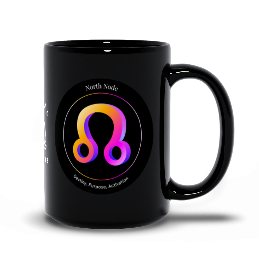 North Node Black Mug