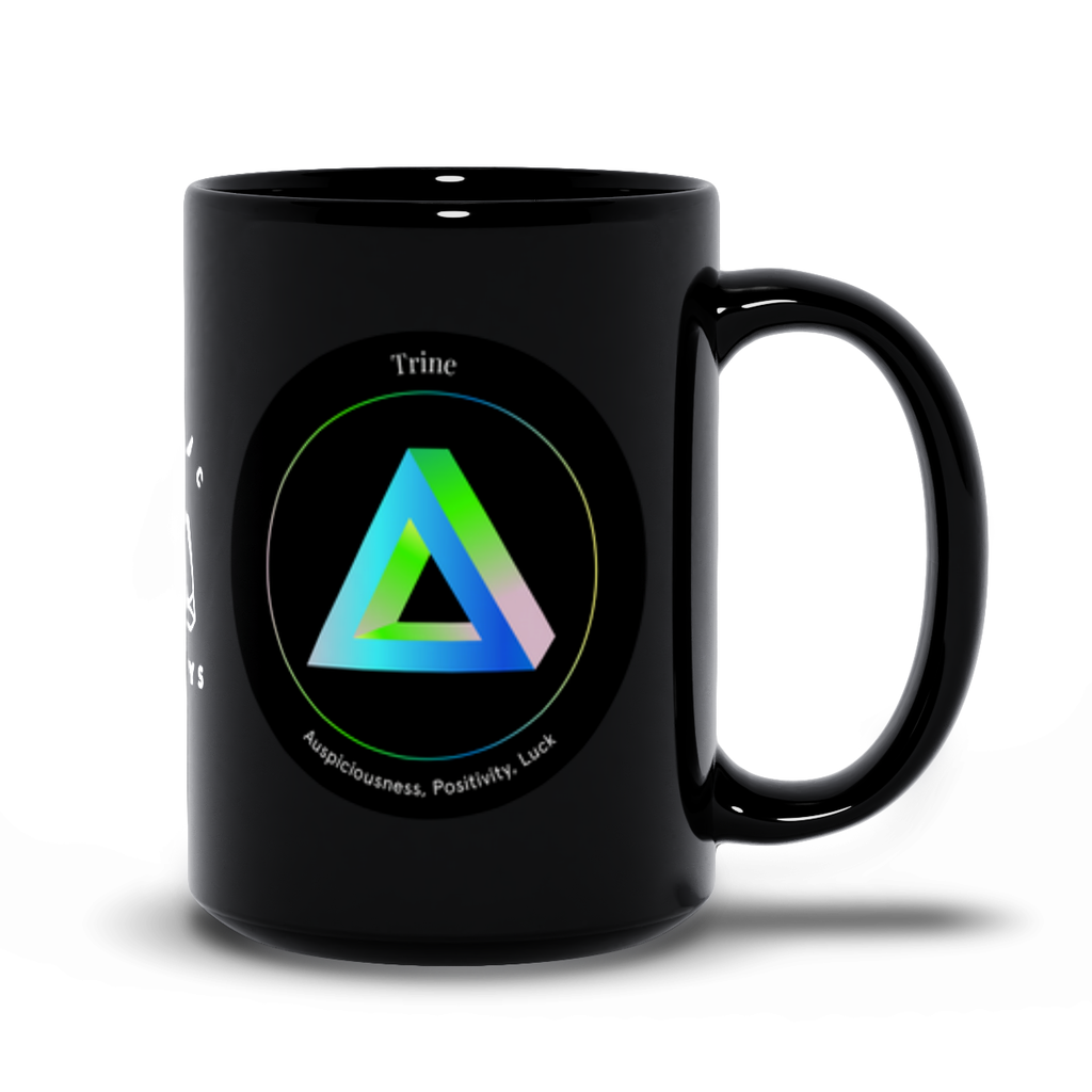 Trine Black Mug