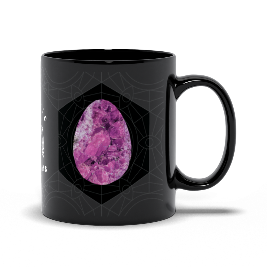 Lepidolite Black Mug