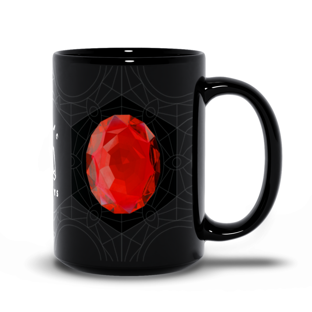 Garnet Black Mug