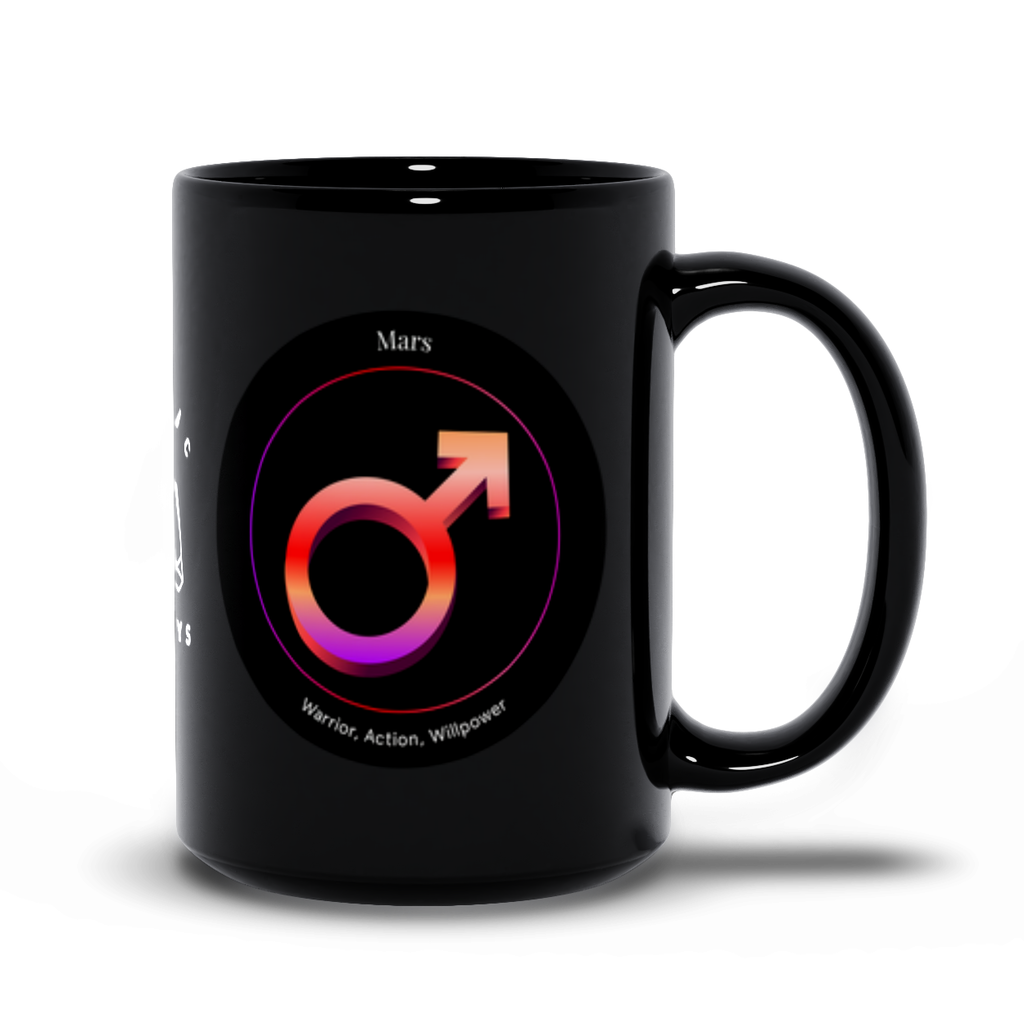 Mars Black Mug