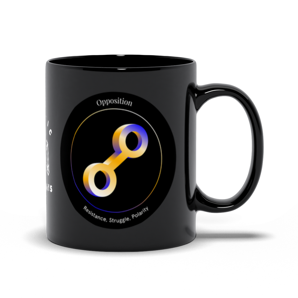 Opposition Black Mug