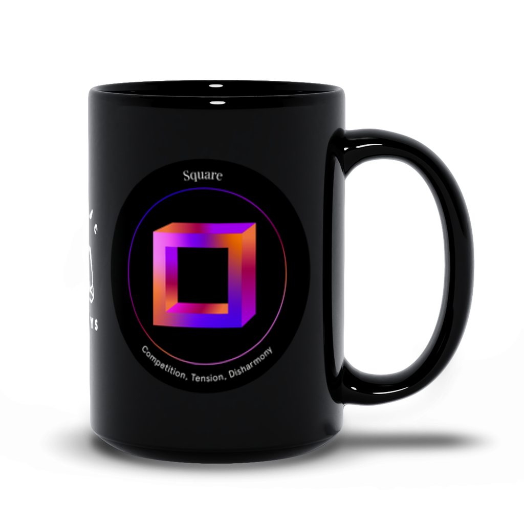 Square Black Mug