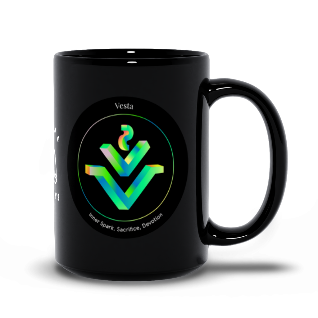 Vesta Black Mug