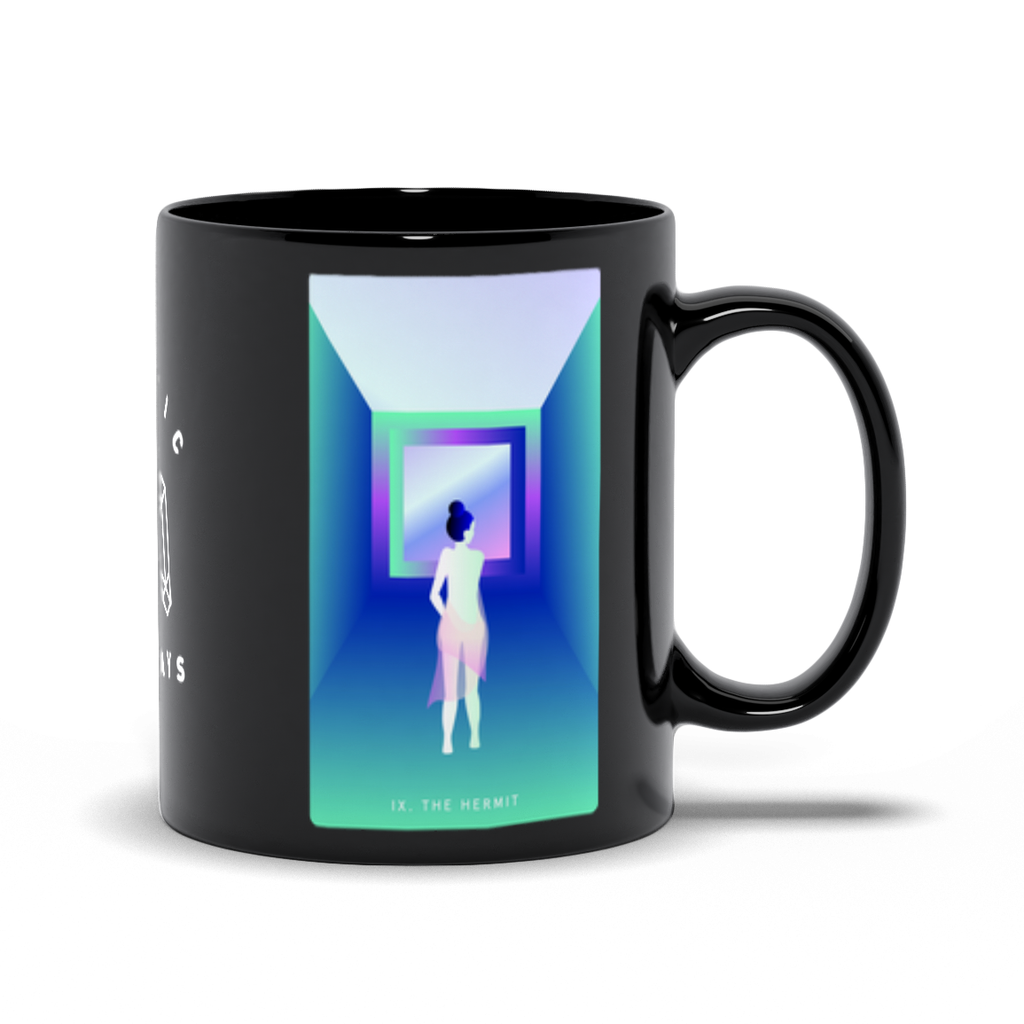 The Hermit Black Mug