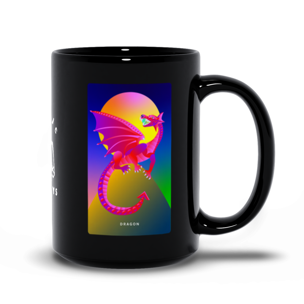Dragon Black Mug