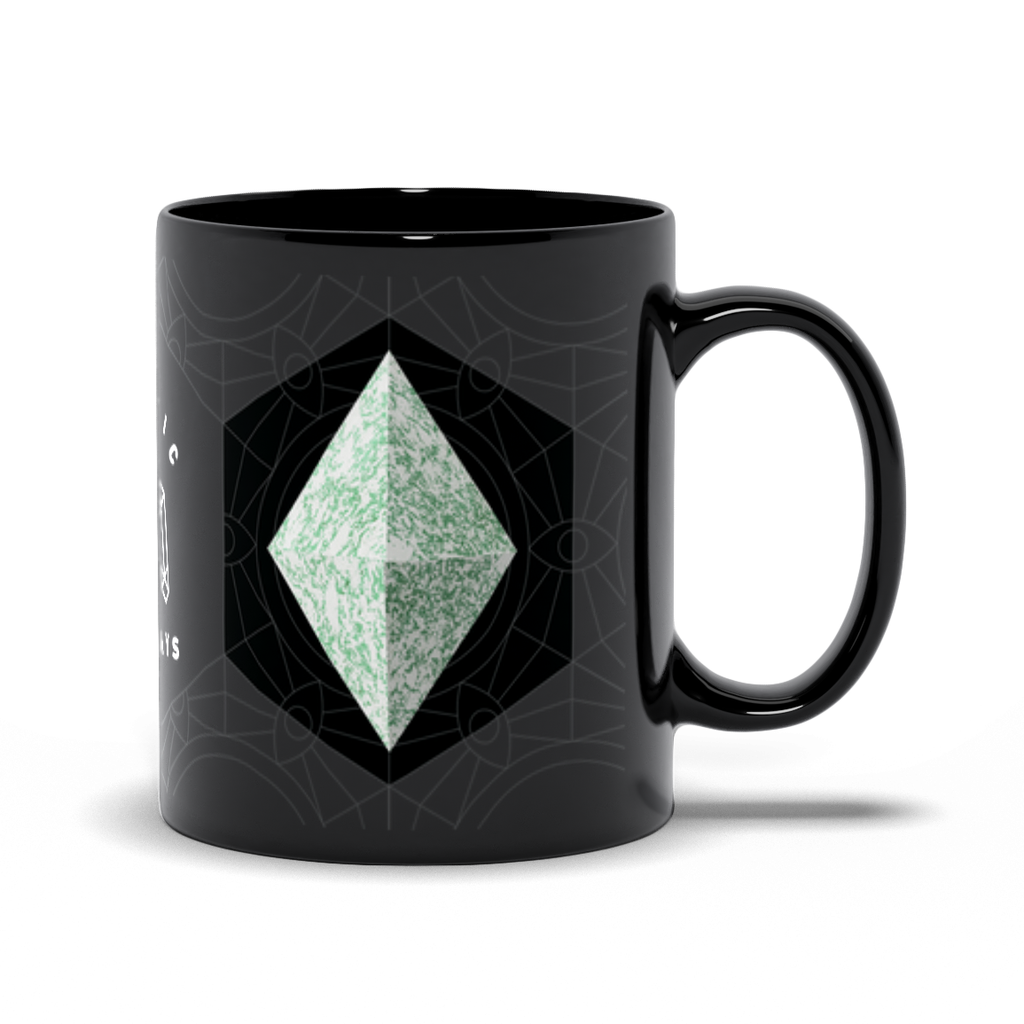 Tree Agate Black Mug