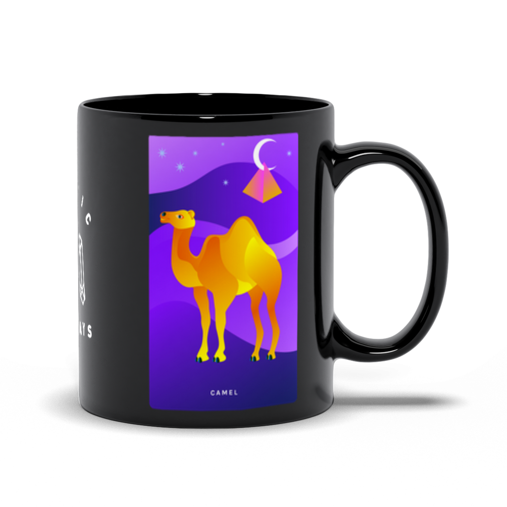 Camel Black Mug