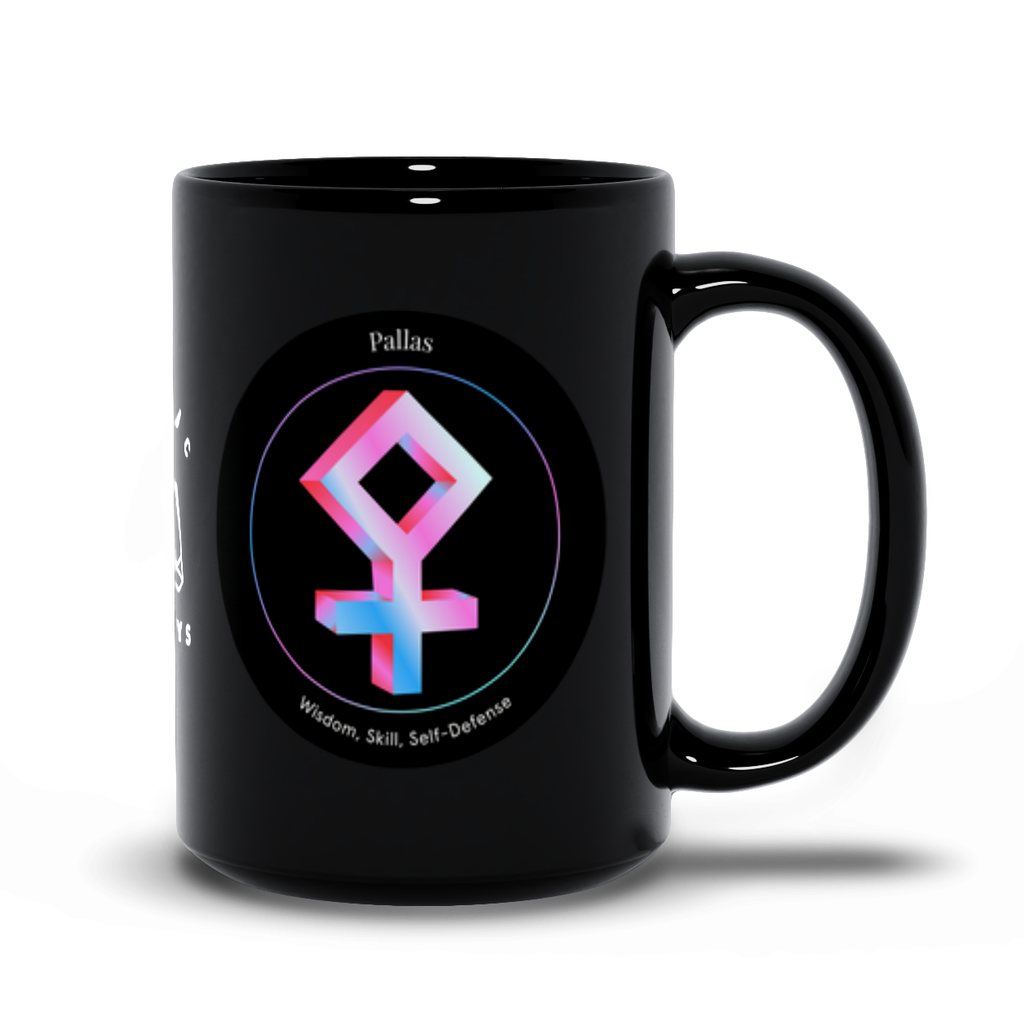Pallas Black Mug