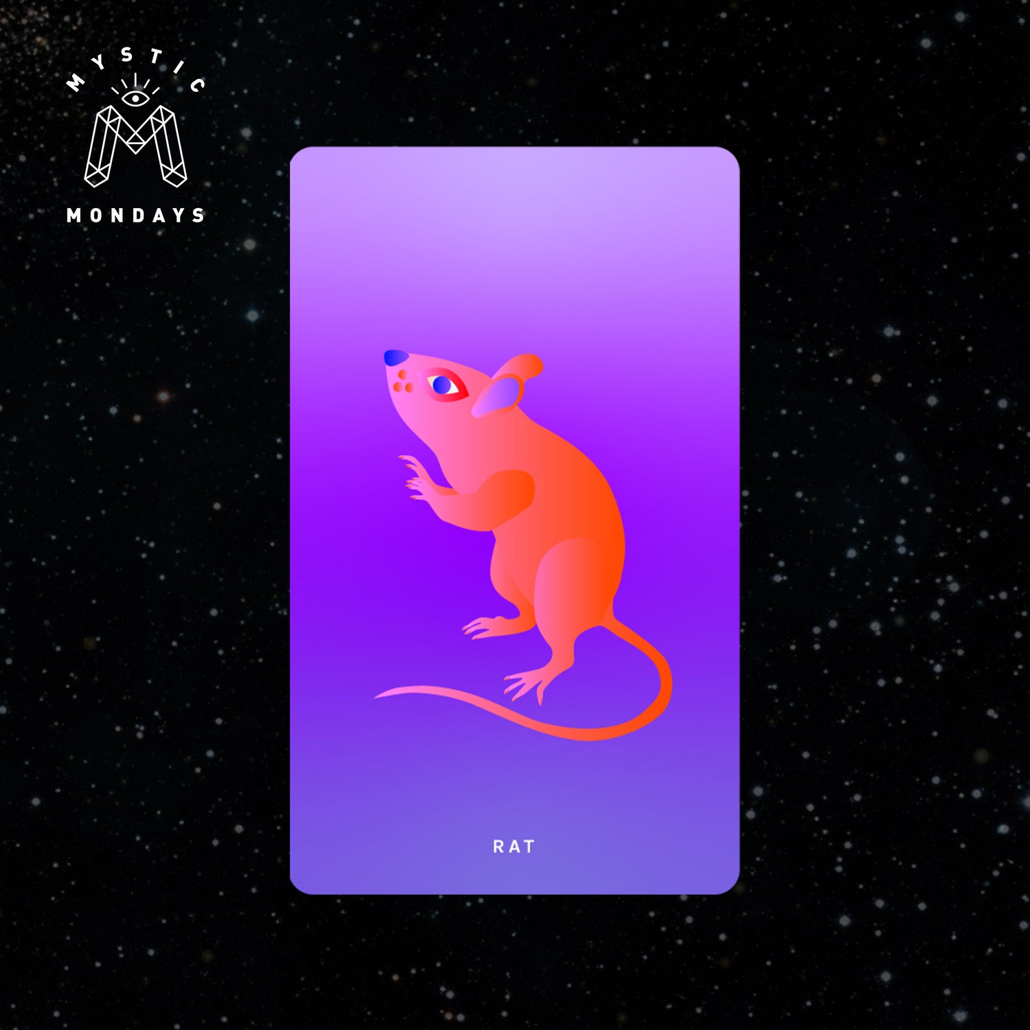 Rat Cosmic Creatures Card Cheat Sheet Reference Guide