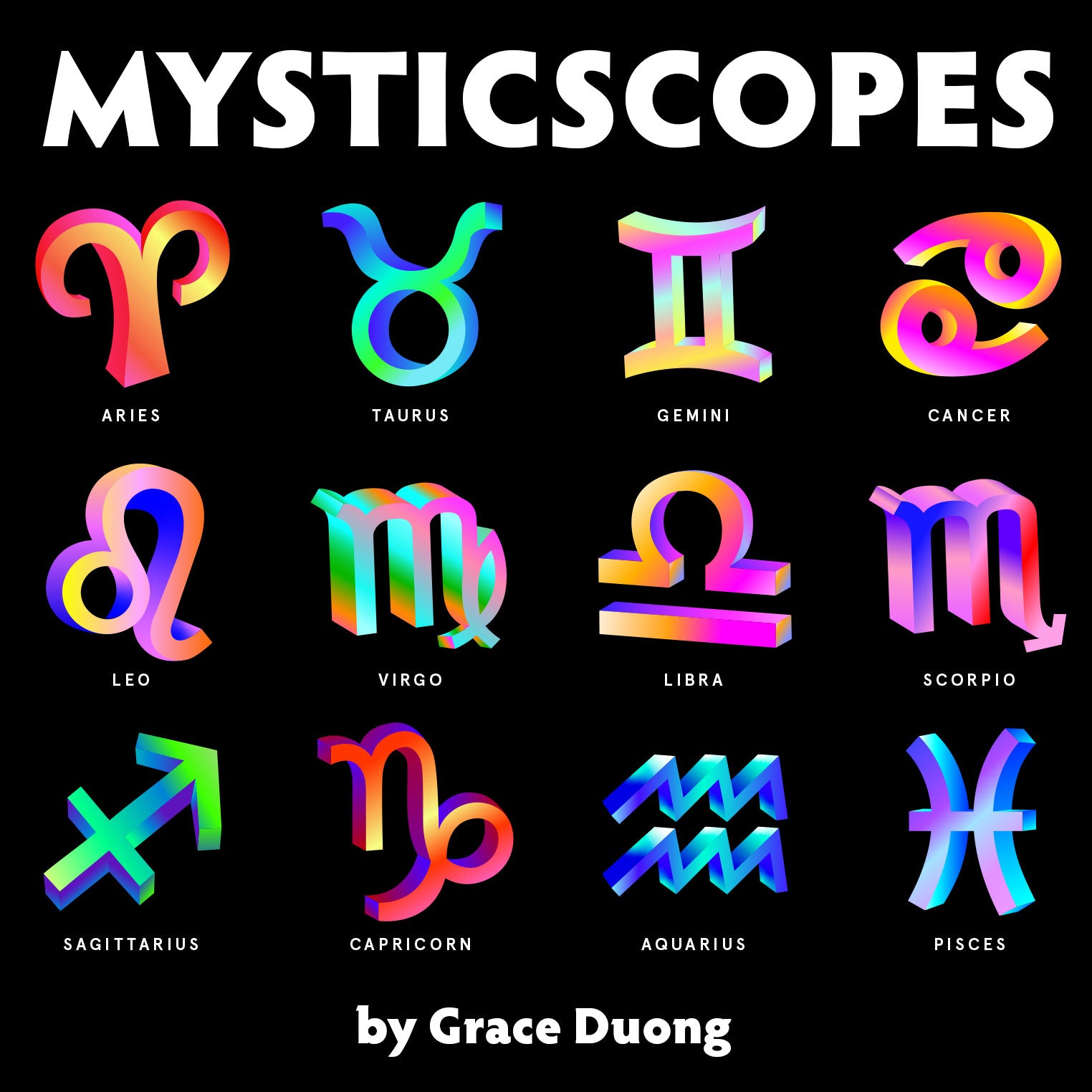 Mysticscopes - a weekly show with Tarot and Oracle card pulls by Grace Duong