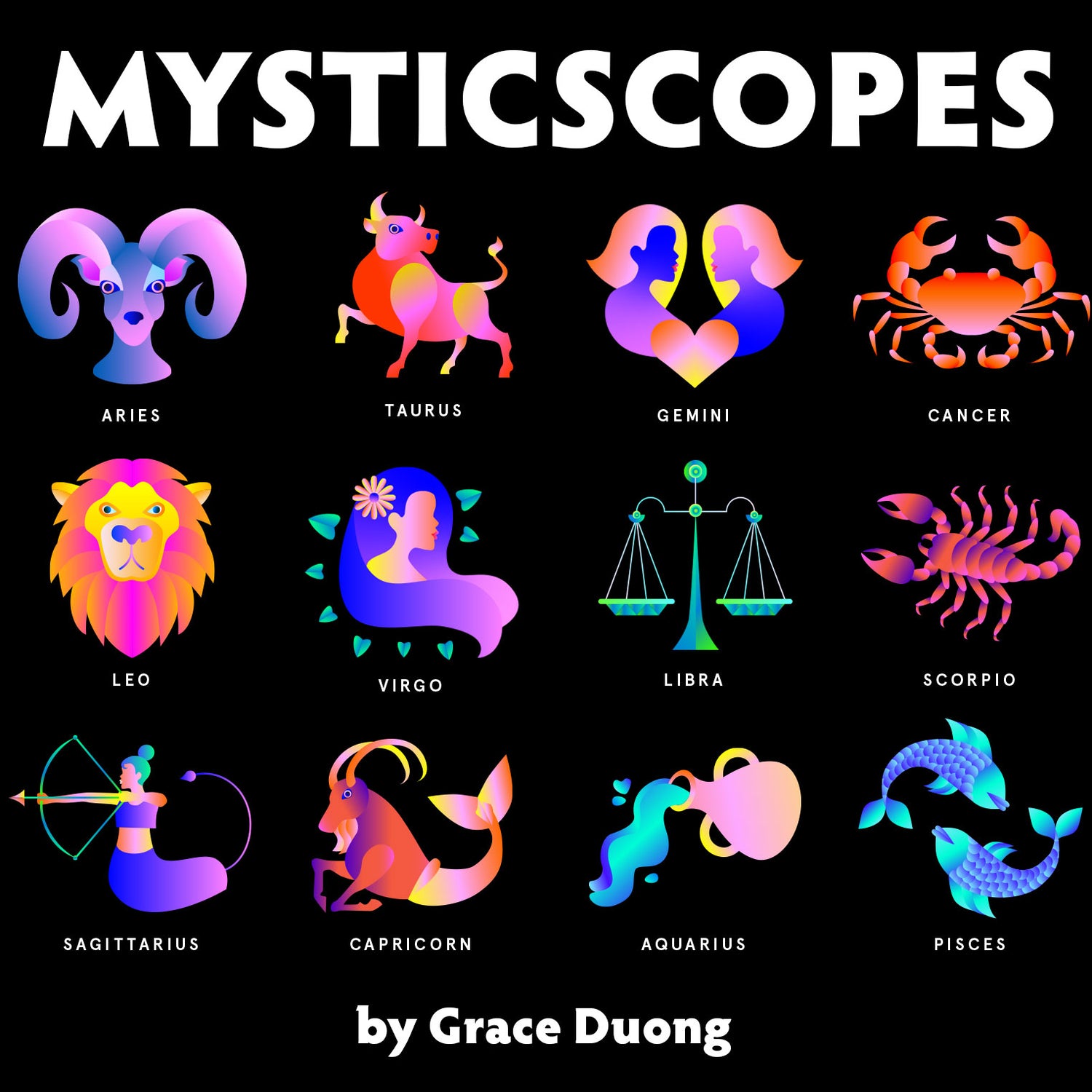 Mysticscopes - a weekly show with Tarot and Oracle card pulls by Grace Duong