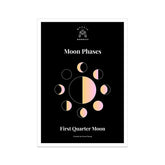 First Quarter Moon Print