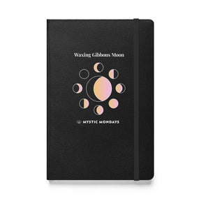 Waxing Gibbous Moon Hardcover Journal