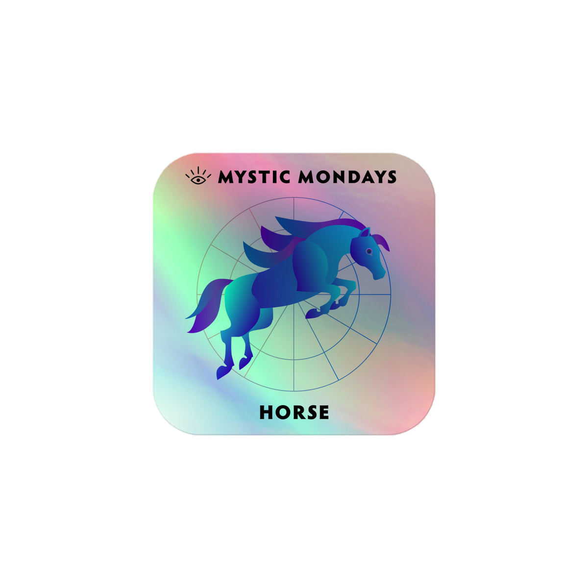 Horse Holo Sticker