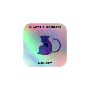Monkey Holo Sticker
