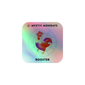 Rooster Holo Sticker