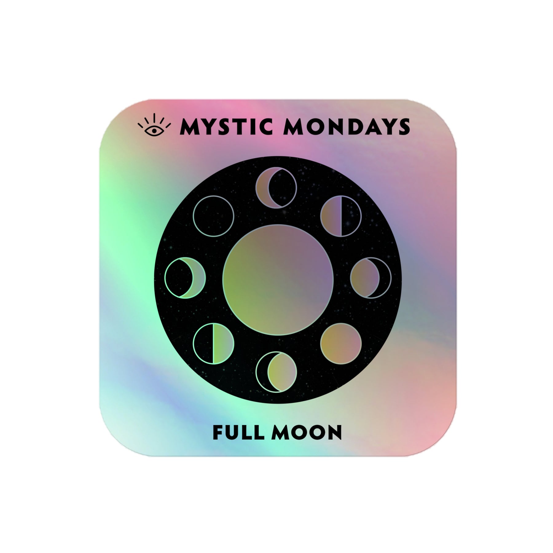 Full Moon Holo Sticker