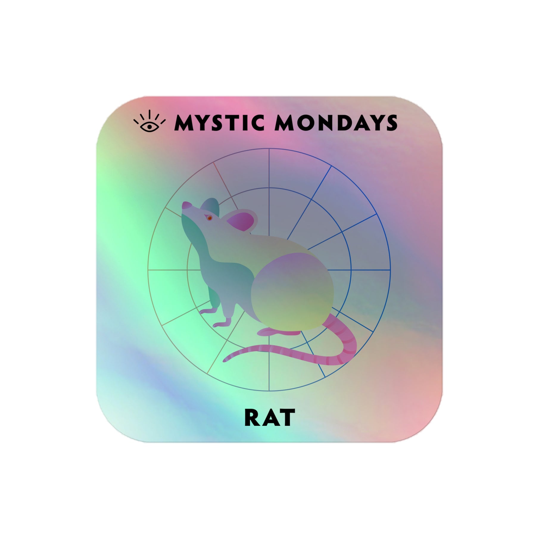 Rat Holo Sticker