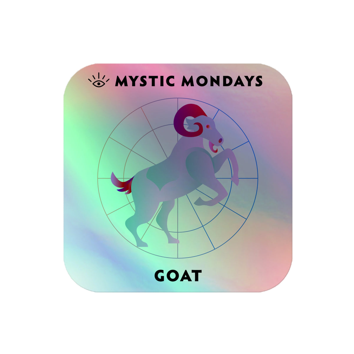 Goat Holo Sticker