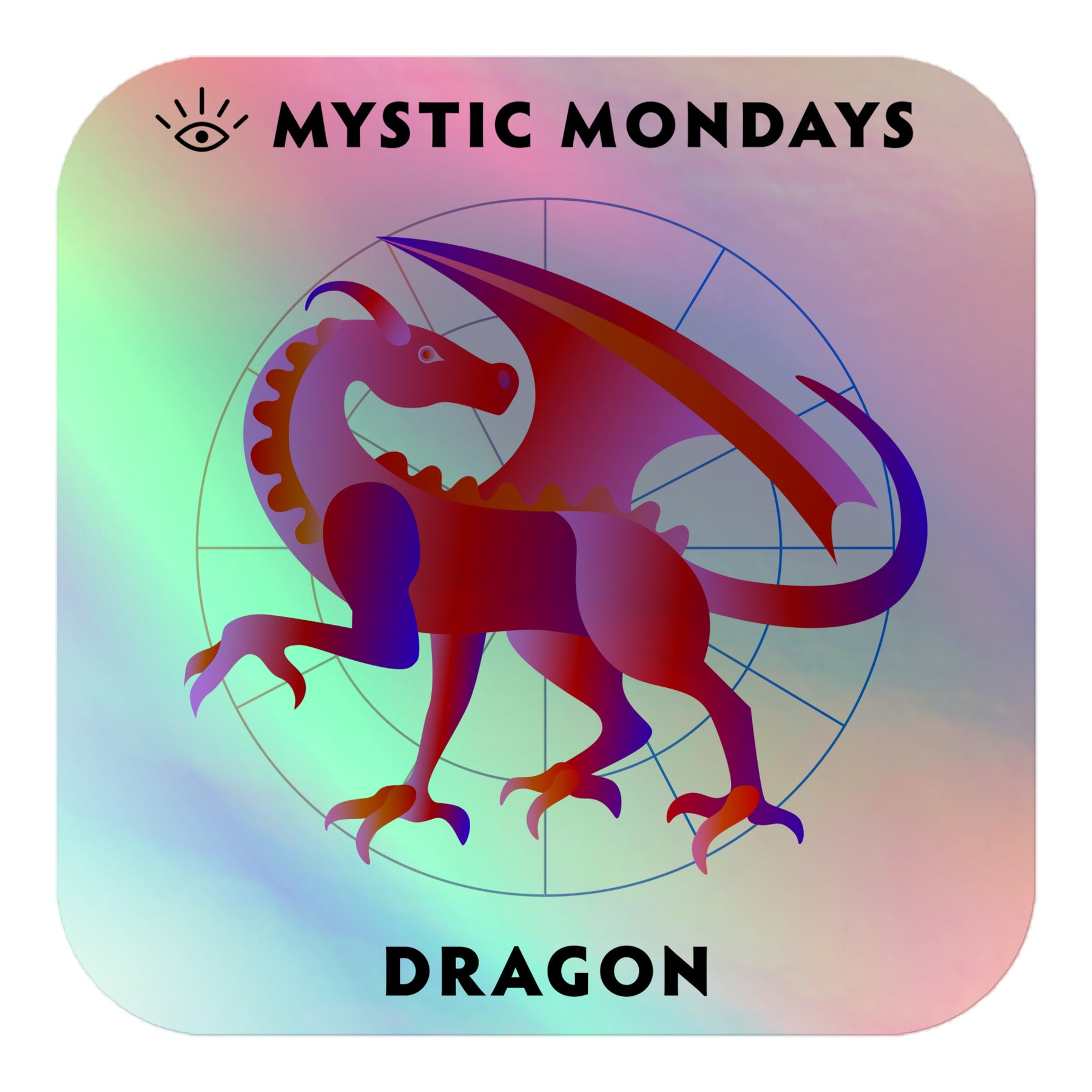 Dragon Holo Sticker