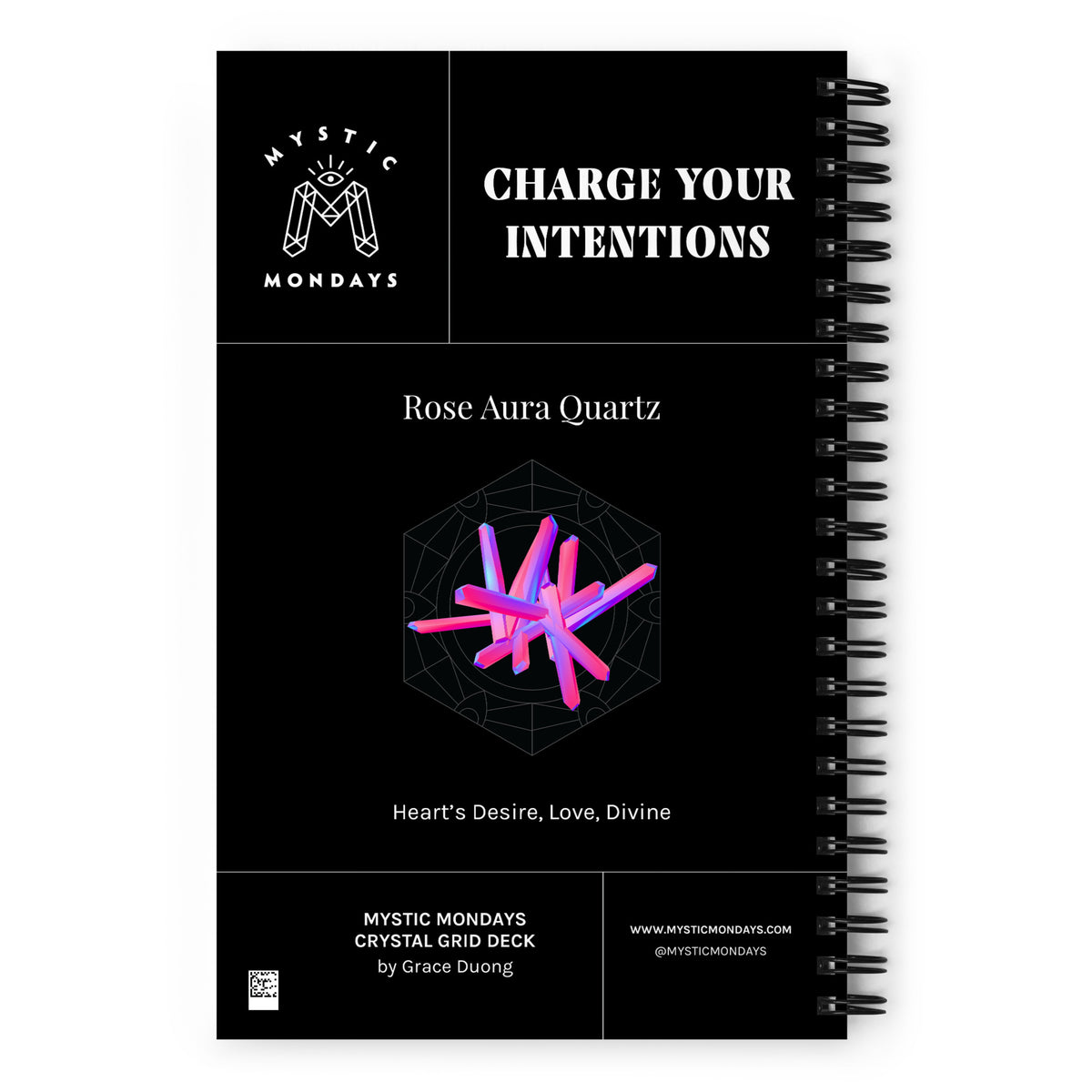 Rose Aura Quartz Journal