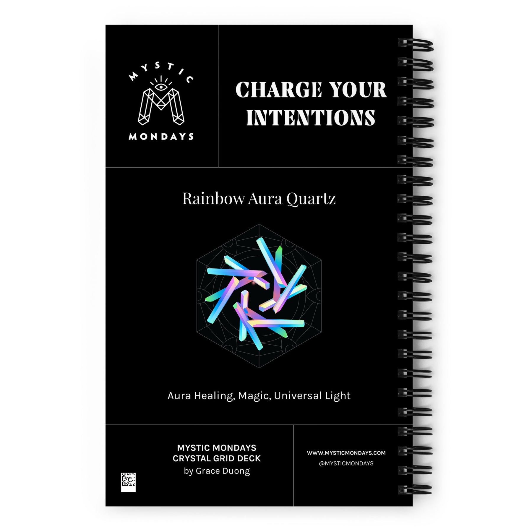 Rainbow Aura Quartz Journal