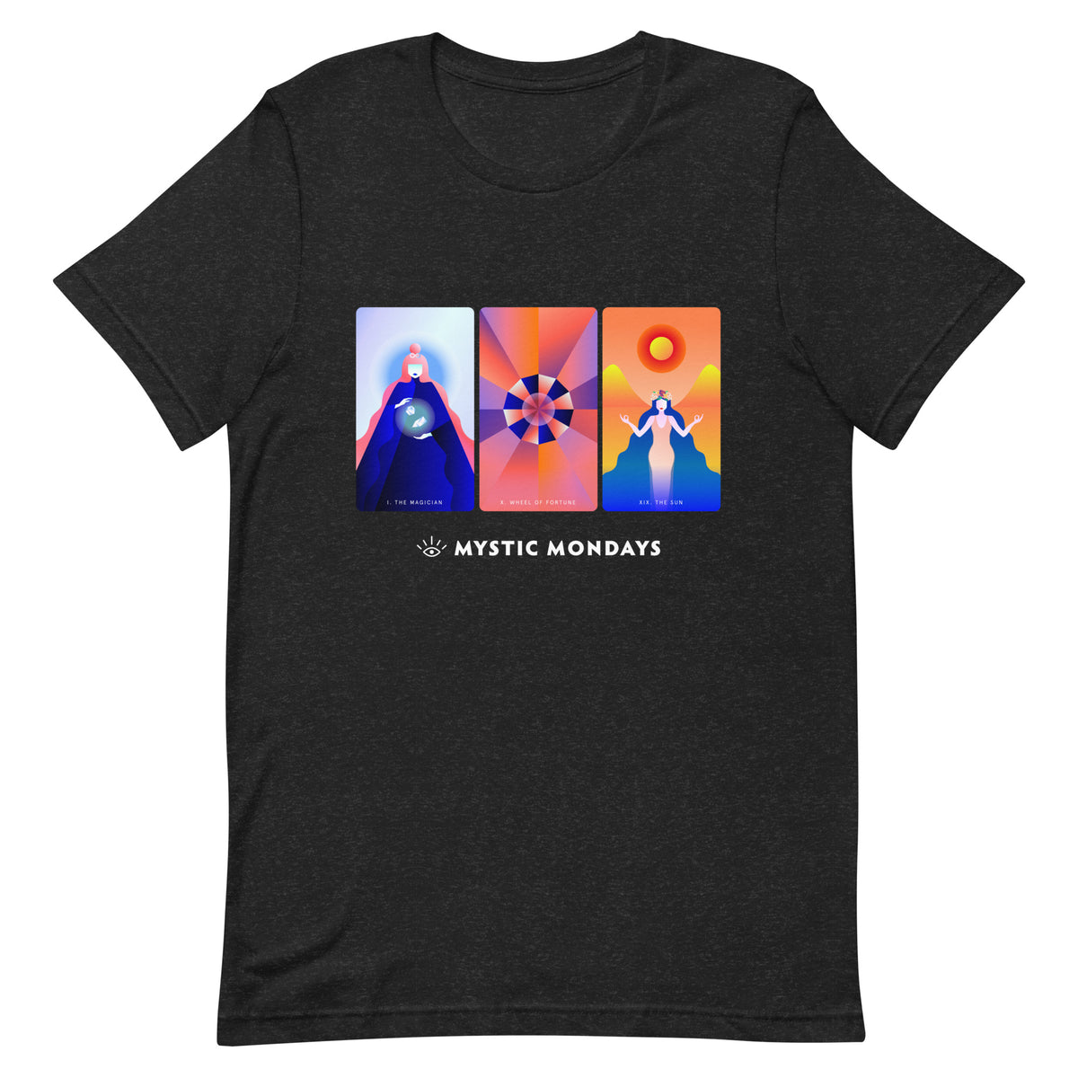 The Magician, Wheel of Fortune, and The Sun T-shirt