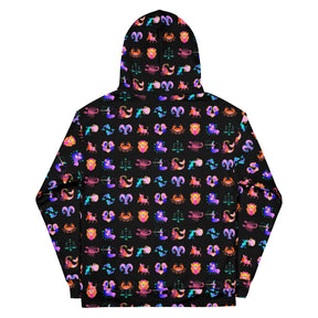 Zodiac Sign Illustration Hoodie