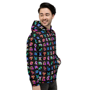 Zodiac Sign Symbols Hoodie